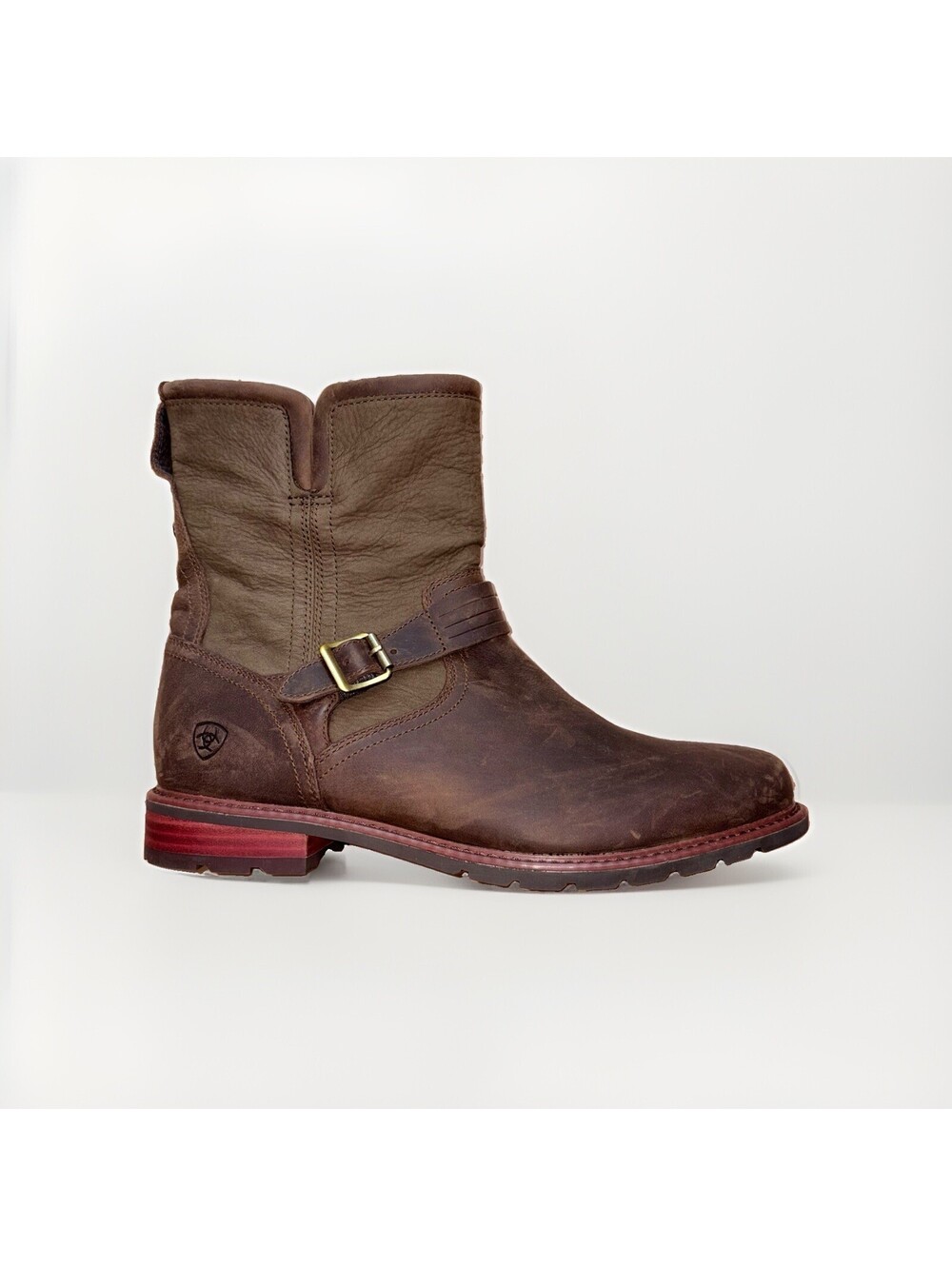 Ariat Savannah Waterproof Women’s 11 B Brown Leather Zip Buckle Riding Boots